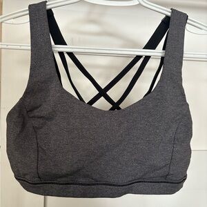 Lululemon Athletica Charcoal Sports Bra